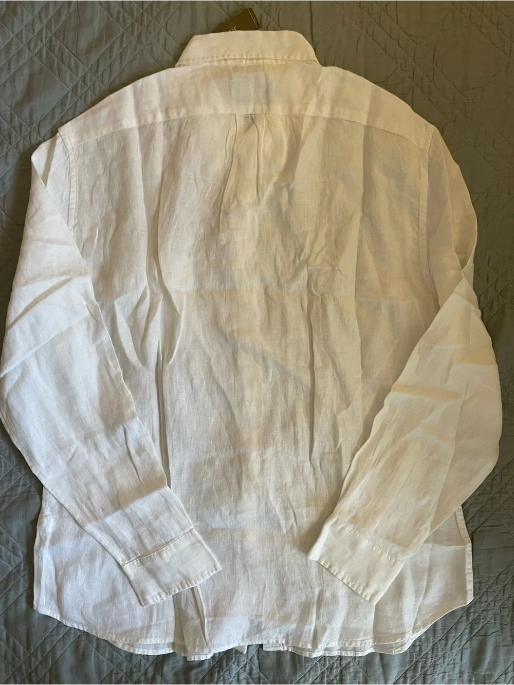 J. Crew Slim Baird McNutt Irish linen shirt in White Size XL NWD $118 BE558